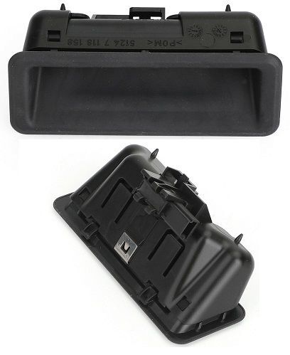 Poignée de coffre électrique pour BMW E60 E90 X5 E70 en plastique ABS noir