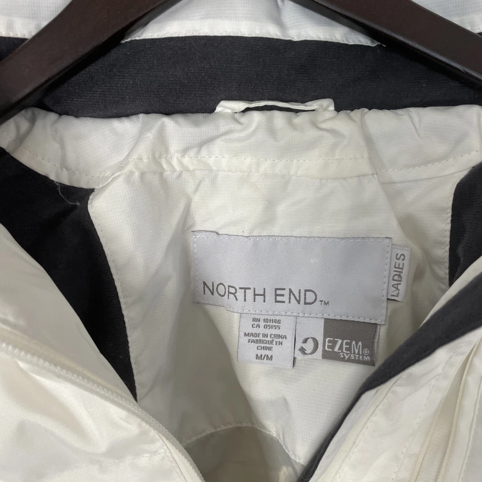 Chaqueta de invierno para mujer North End con capucha talla M Parka Rn101146 Puffer Foto 2 de 4