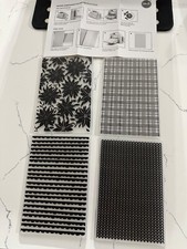 We R Memory Keepers Set of 4 Different Design Embossing Folders Scrapbooking Art