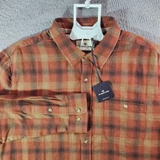NEW The Normal Brand Flannel Shirt Men XL Button Up Maple Plaid