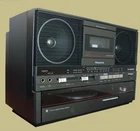 Vintage Panasonic SG-J555 Record Player Radio Cassette Tape Boombox *READ INFO*