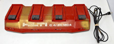 Hilti C4/36 MC4 Multi 4-Bay Charger   LED Charger Working Condition 