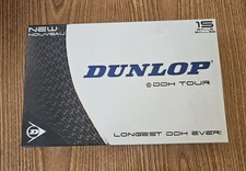 Dunlop DDH Tour Golf Balls 15 Pack Max Distance New In Box