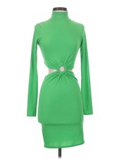 PrettyLittleThing Women Green Cocktail Dress 4