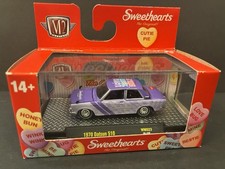 1970 Datsun 510 Purple M2 Machines Sweethearts Valentines Day New