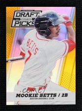 2013 Panini Prizm Perennial Draft Picks Gold Prizm 5/10 Mookie Betts #46 uk2