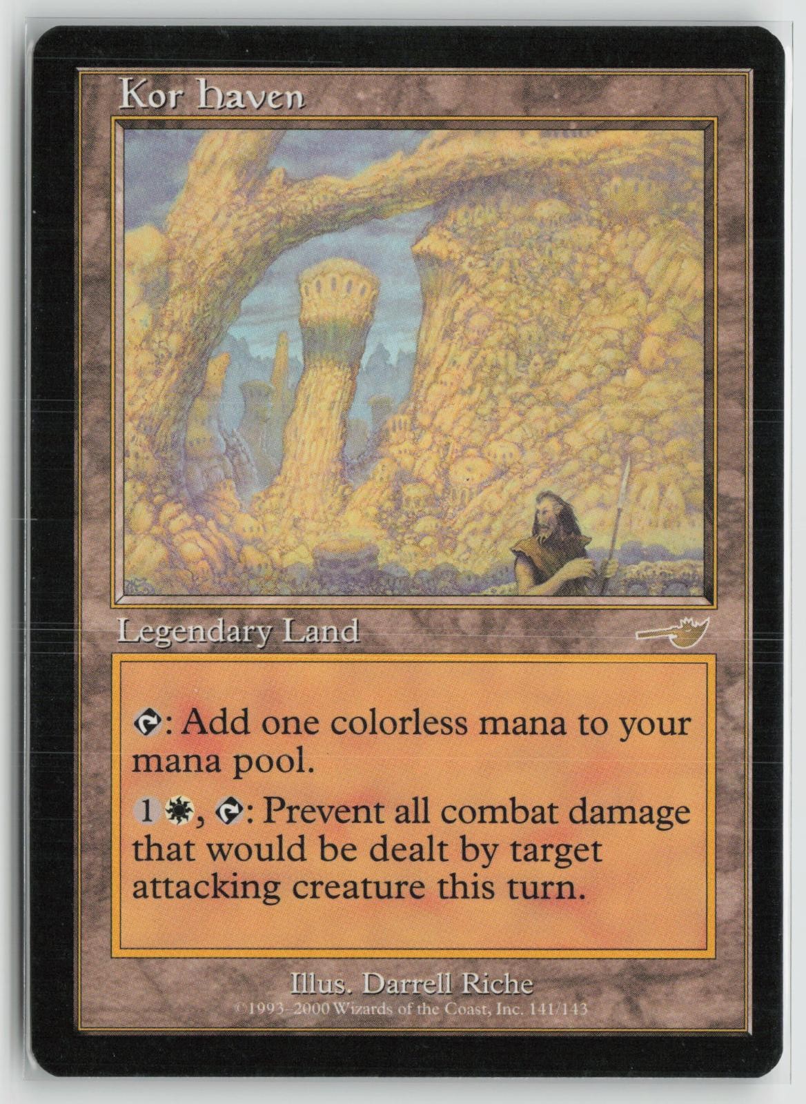 Kor Haven Lightly Played 141 Nemesis Magic: The Gathering