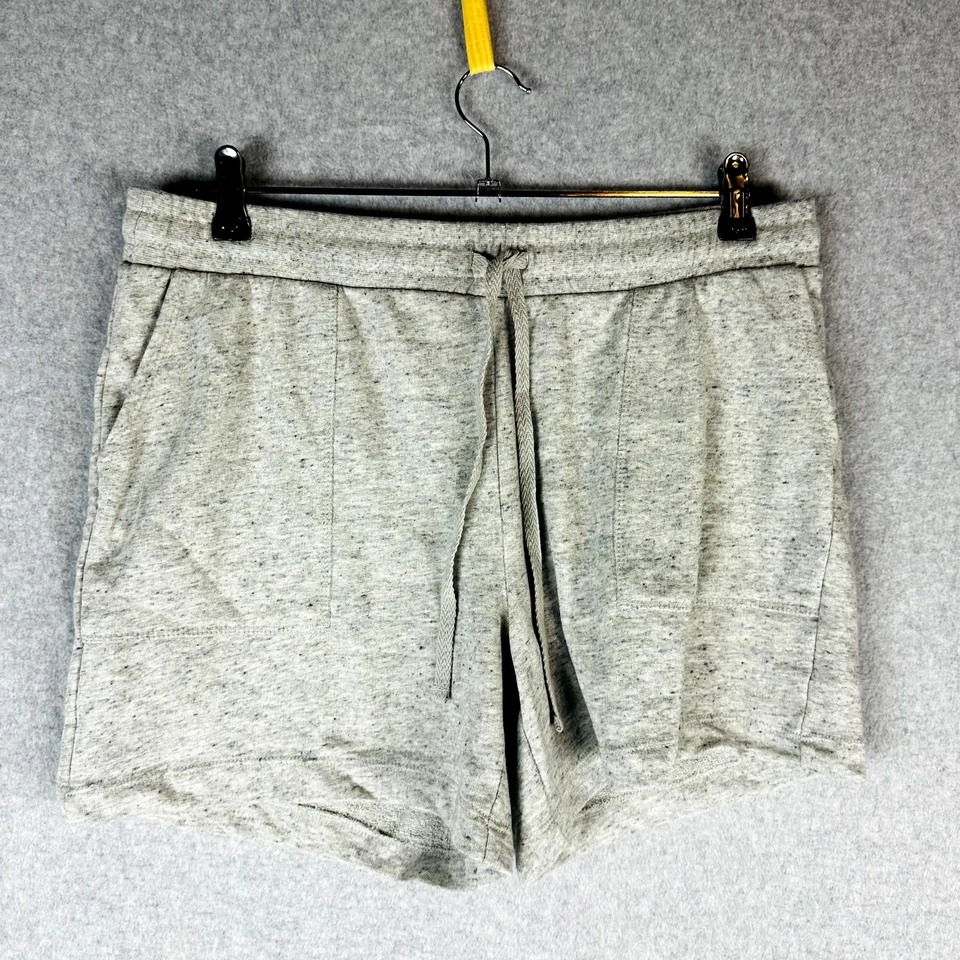 New Style & Co Womans Sz Medium Shorts Pull on Pockets Stretch Gravel Grey NWT - Image 2 of 4
