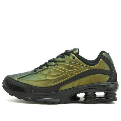 nike shox ride 2 sneakers olive grün-schwarz, Gr 46 /47