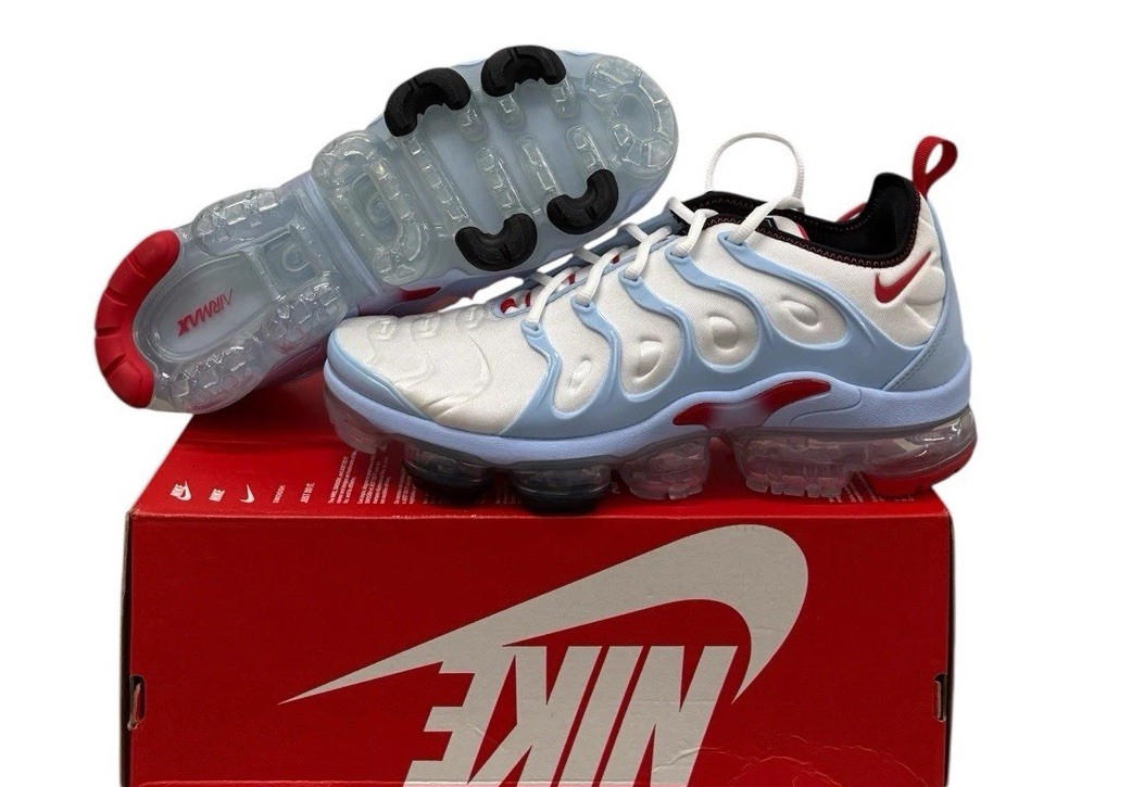 NIKE VAPORMAX ホワイト/レッド Nike Air VaporMax Plus White Red Men's - DH0279-100 - US
