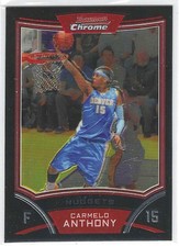 Carmelo Anthony 2008-09 Bowman Chrome #15 Nuggets