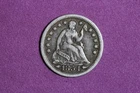 ESTATE FIND 1854 - Seated Liberty Half Dime W/Arrows #K59211