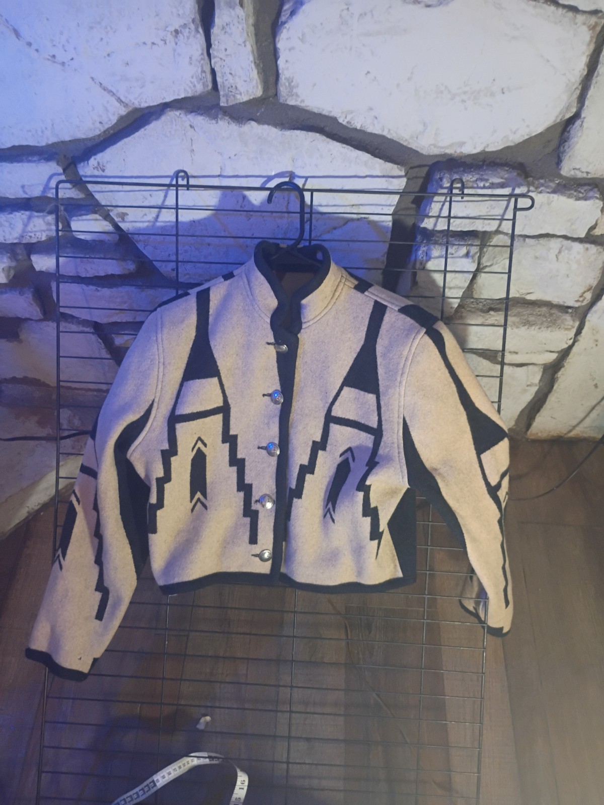 Native American  Reversible Wool Jacket - image 1