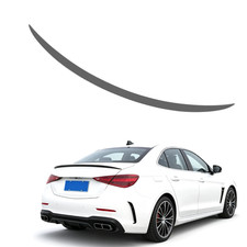 Heckspoiler Spoilerlippe F&uuml;r Mercedes-benz C-Klasse C205 Coupe 2015-21 Schwarz