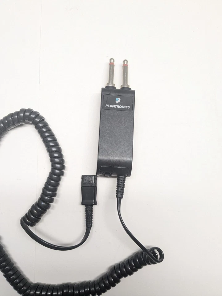 Auriculares Plantronics H31CD StarSet con cable adaptador de punta de enchufe P10 y control de volumen Foto 2 de 4