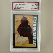 1977 Star Wars Wonder Bread Jawas PSA 8 NM-MT
