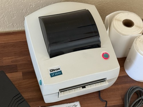 ZEBRA ELTRON UPS LP2844PSAT THERMAL LABEL Printer TESTED WORKS - Picture 3 of 10