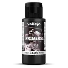 Black Acrylic Primer 60ml  Matte Finish, Fast Drying for Airbrushing Models