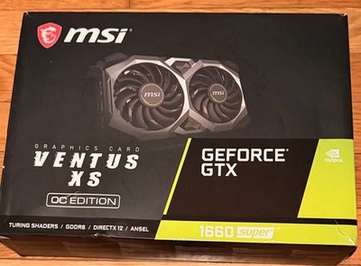 MSI Gaming GeForce GTX 1660 192-Bit HDMI/DP 6GB GDRR5 HDCP Support DirectX 12