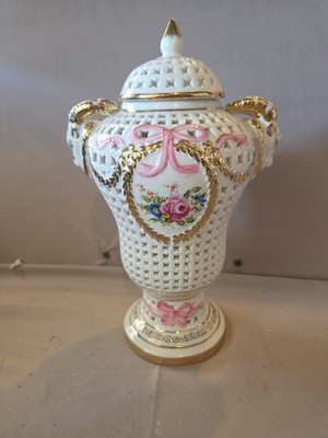 Kpm Vase With Rams Head Handles