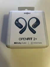Shokz - OpenFit 2+ Open-Ear True Wireless Bluetooth Earbuds - stone blue,new