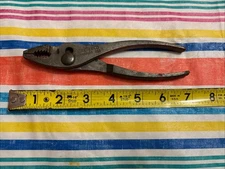 Vintage 8” CeeTee Co Slip Joint Pliers 1960’s Crescent USA Made Cee Tee