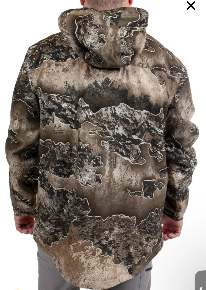 Chaqueta de caza para hombre Realtree® EXCAPE™ camuflaje impermeable control de olores talla 3XL Foto 2 de 4