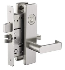 Sumbin Mortise Lock Escutcheon Plate Door Handle Lever Set for DormitoryDoor F13