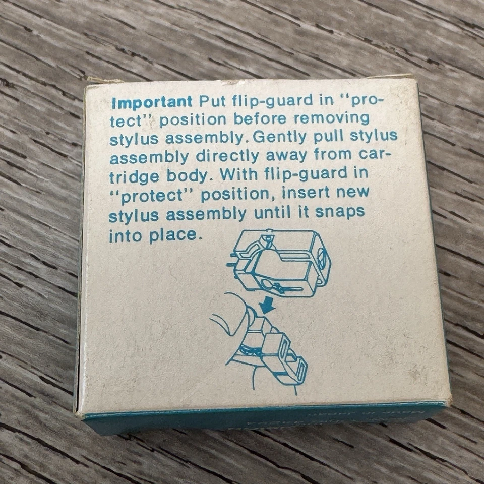 Signet TKN22 .4x.7mil 椭圆钻石手写笔 适用于唱机墨盒。 *NOS* — 第 4/4 张图片