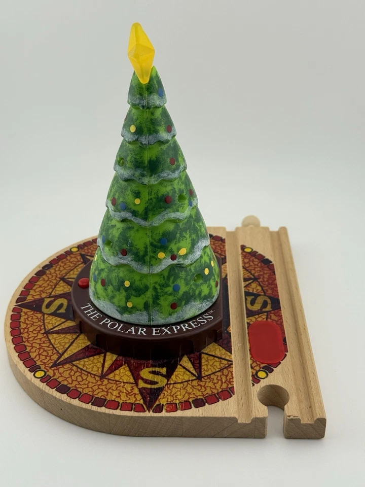 Lote de 16 piezas de vías de tren de madera BRIO Polar Express Polo Norte ¡Ver todas las fotos! Foto 4 de 4