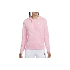 Nike Solid Color Outdoor Zip-Up Hoodie for Women in Pink