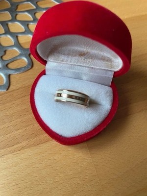Daniel Wellington Emalie Ring Roségold weiß Größe 50