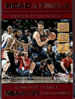 2016-17 NBA Hoops Road To The Finals Game 3 First Round Kevin Love /2016
