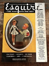 Esquire Magazine - April 1941 Vintage F. Scot...