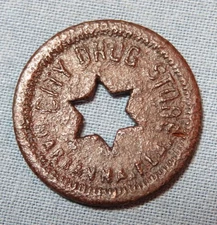 Unlisted Marianna, Florida Drug Store Good For Token - Jackson County