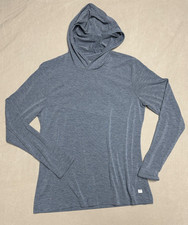 Huk Womens Size Large Fishing Hoodie Gray Long Sleeve Pullover