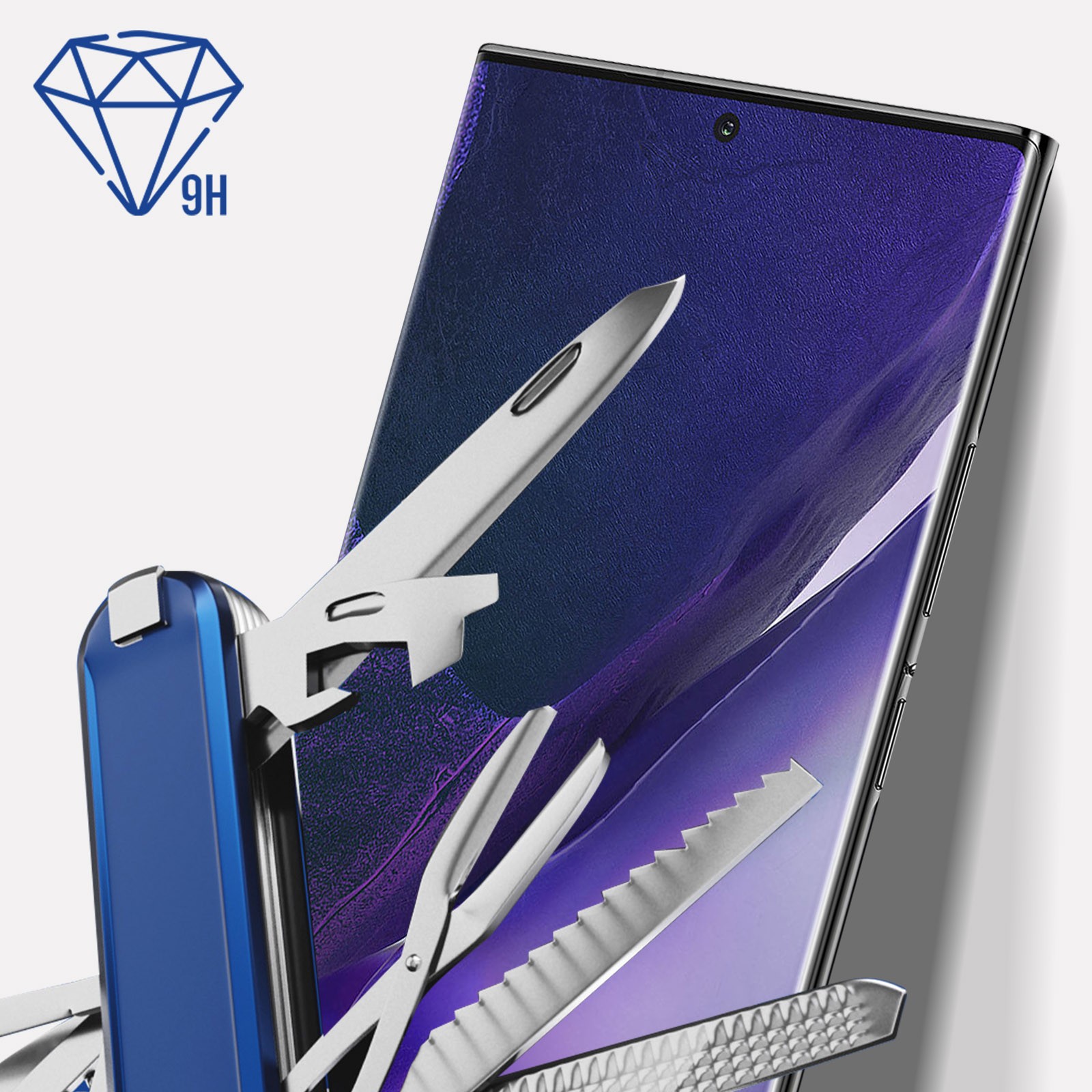 Verre trempé Note 20 Ultra 9H 3mk protecteur d'écran oléophobe