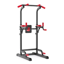 Power Tower Dip Station, Pull Up Bar Station  Multi-Function Gym Equipment Fo...