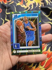 2024-25 Panini Donruss - Rated Rookie Melvin Ajinca #238 Holo Green Laser (RC)