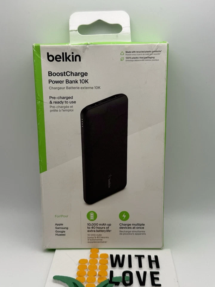 Banco de alimentación cargador portátil Belkin BoostCharge USB-C 10K Foto 2 de 3