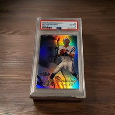 1998 Fleer Flair Showcase Row 3 #3 Peyton Manning Rookie Card Graded PSA 8 Colts. rookie card picture
