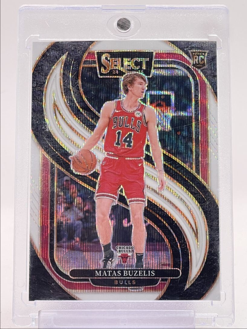 MATAS BUZELIS 2024-25 SELECT PREMIER LEVEL ROOKIE WHITE WAVE RC /99 Q6348