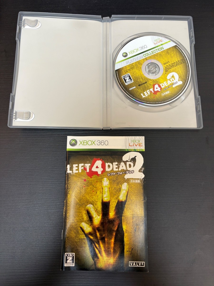 Left 4 Dead 2 L4d2 Platinum version CIB Import Japan Xbox 360