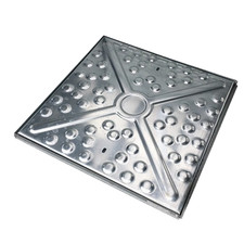 Manhole Cover 620mm x 620mm 5 Tonne All Steel Inspection Cover&Frame UK Seller