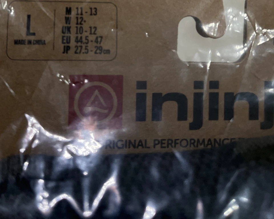 Calcetines Injinji Ultra Run Performance Mini Crew Puntera Acolchada Peso Medio Unisex Grande Foto 4 de 4