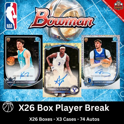 DAVION HANNAH 2025-26 Bowman Basketball Player Break 26 Box 3 Case 1846