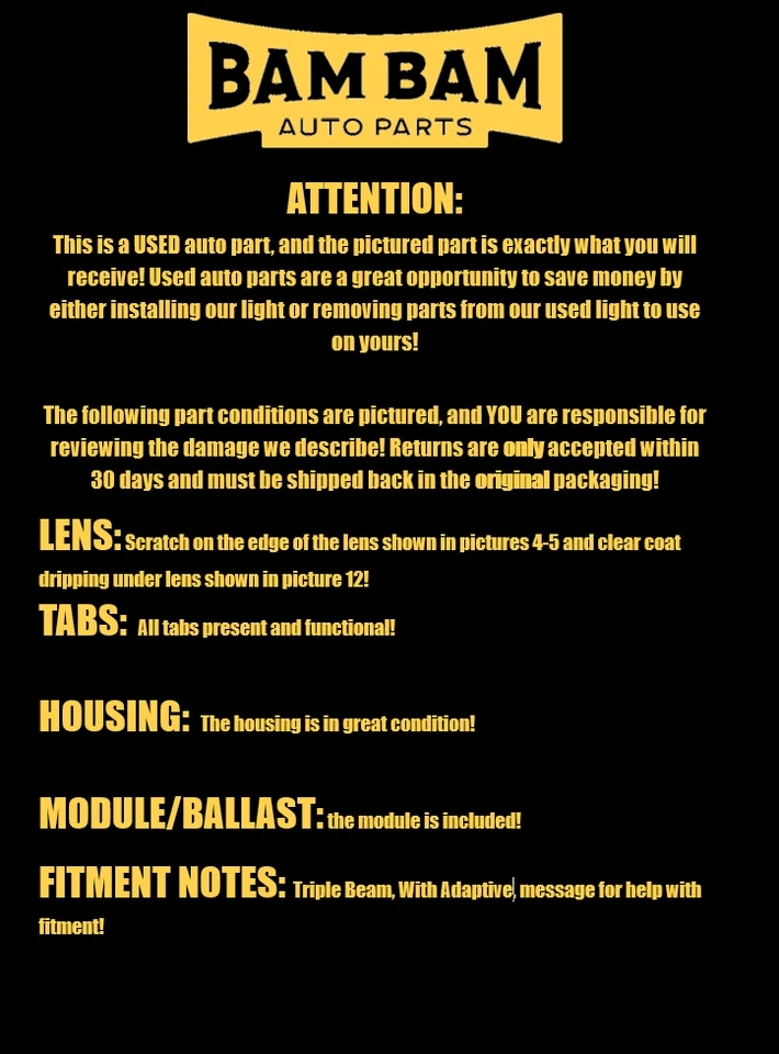 22-24 Lexus ES350 RH Passenger Side Headlamp Assembly OEM - Image 2 of 4