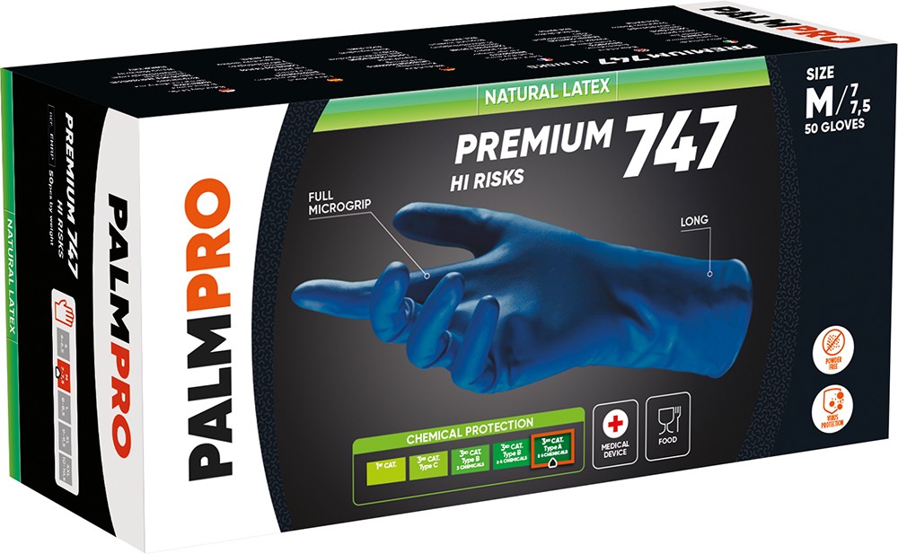 GUANTI HI RISKS 747  8- 8,5 L