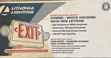 Lithonia Quantum Red LED Combo Exit/emergency...