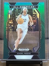 2024 Prizm Draft Picks Angel Reese All American RC Green #6 Sky Rookie🔥